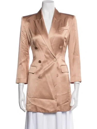 Pre-owned A.l.c Satin Coat In Neutral