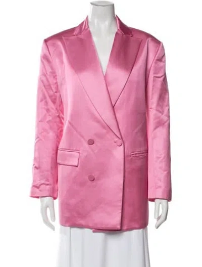 Pre-owned A.l.c Satin Coat In Pink