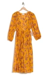 A.l.c . Sayer Midi Dress In Limone Multi