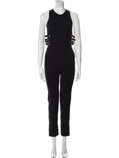 Pre-owned A.l.c Scoop Neck Jumpsuit In Black