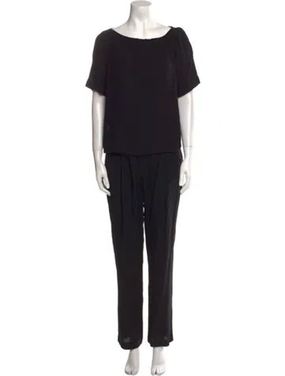 Pre-owned A.l.c Scoop Neck Jumpsuit In Neutral