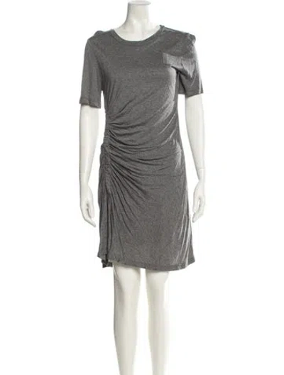 Pre-owned A.l.c Scoop Neck Mini Dress W/ Tags In Gray