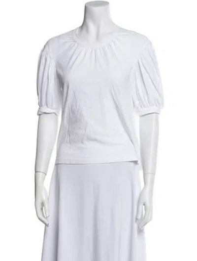 Pre-owned A.l.c Scoop Neck Short Sleeve T-shirt In Multi