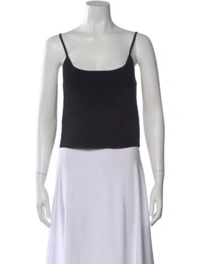 Pre-owned A.l.c Scoop Neck Sleeveless Top In Black