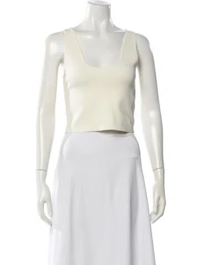 Pre-owned A.l.c Scoop Neck Sleeveless Top In Neutral