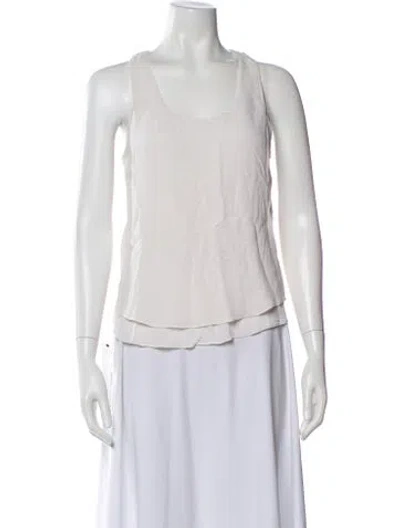 Pre-owned A.l.c Scoop Neck Sleeveless Top In Neutral