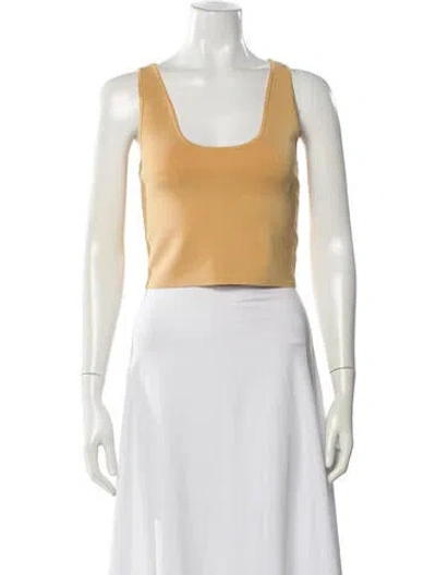Pre-owned A.l.c Scoop Neck Sleeveless Top In Neutral