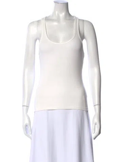 Pre-owned A.l.c Scoop Neck Sleeveless Top In Neutral