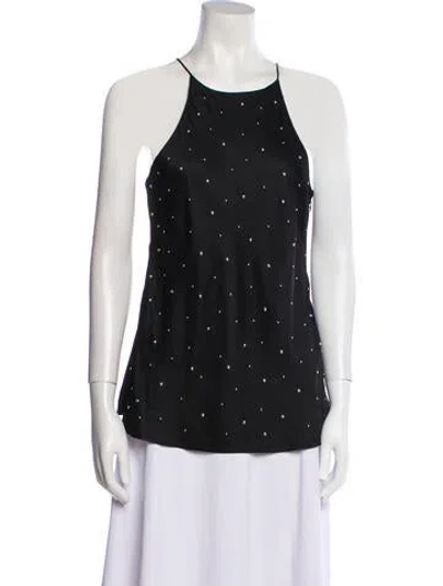 Pre-owned A.l.c Scoop Neck Sleeveless Top W/ Tags In Black