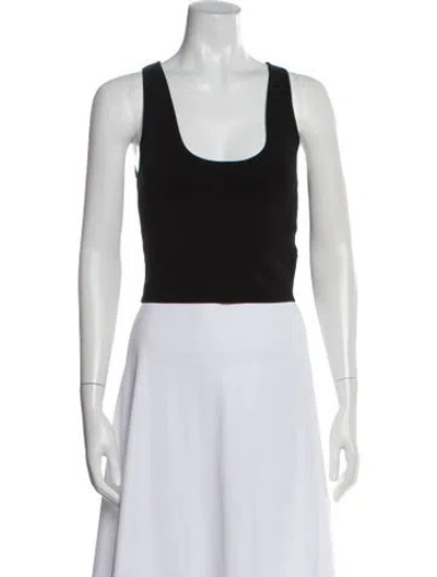 Pre-owned A.l.c Scoop Neck Sleeveless Top In White