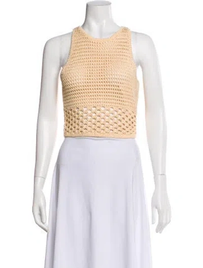 Pre-owned A.l.c Scoop Neck Sweater In Neutral
