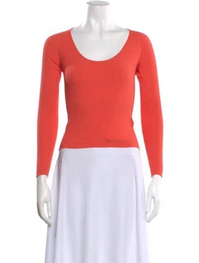 Pre-owned A.l.c Scoop Neck Sweater In Pink
