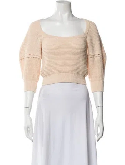 Pre-owned A.l.c Scoop Neck Sweater W/ Tags In Neutral