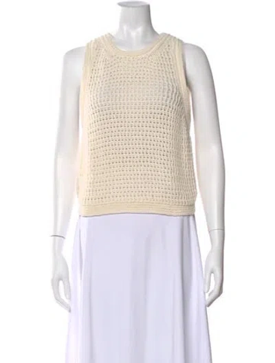Pre-owned A.l.c Scoop Neck Sweater W/ Tags In Neutral