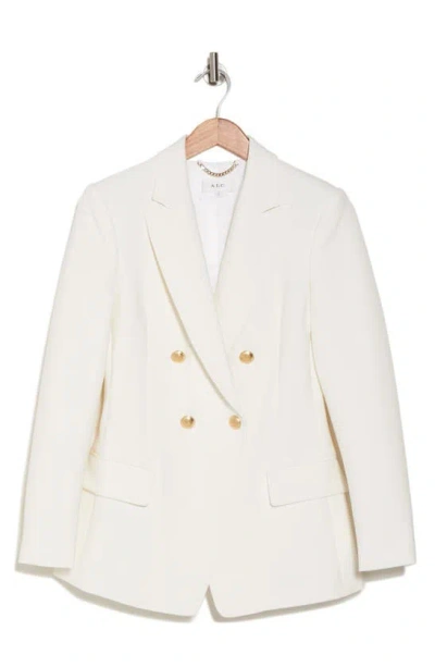 A.l.c Sedgwick Double Breasted Jacket In Antique White