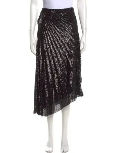 Pre-owned A.l.c Sequin Embellishments Midi Length Skirt In Multi