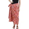 A.l.c Serra Sarong Womens Printed Cotton Cover-up In Orange