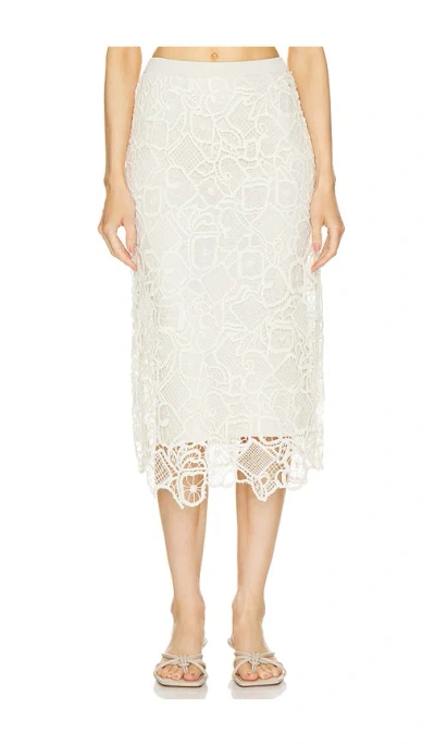 A.l.c Shay Skirt In Warm White