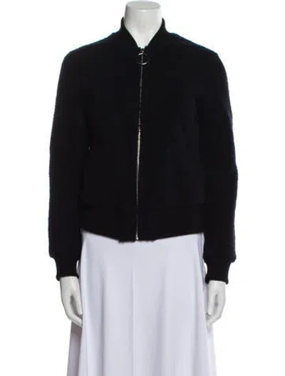 Pre-owned A.l.c Shearling Fur Jacket In Black