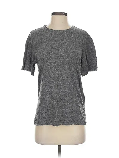 Pre-owned A.l.c Short Sleeve T-shirt In Gray