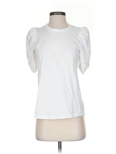 Pre-owned A.l.c Short Sleeve T-shirt In White
