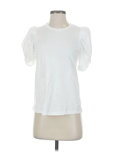 Pre-owned A.l.c Short Sleeve T-shirt In White
