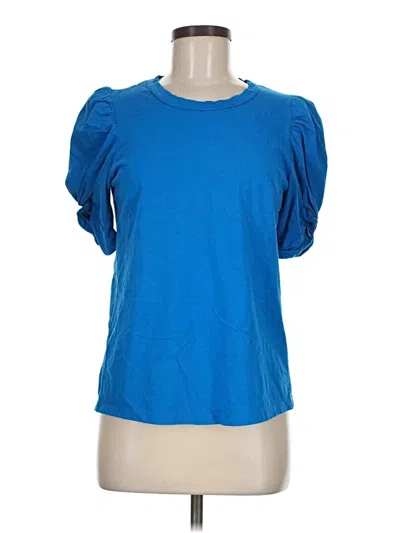 Pre-owned A.l.c Short Sleeve T-shirt In Blue