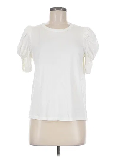 Pre-owned A.l.c Short Sleeve T-shirt In Ivory