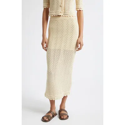 A.l.c . Siesta Knit Skirt In Neutral