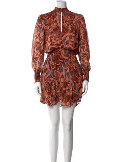Pre-owned A.l.c Silk Knee-length Dress