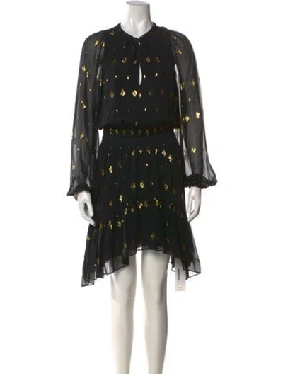 Pre-owned A.l.c Silk Knee-length Dress