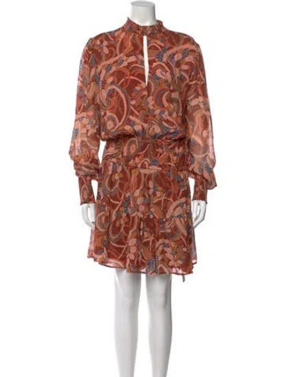 Pre-owned A.l.c Silk Knee-length Dress