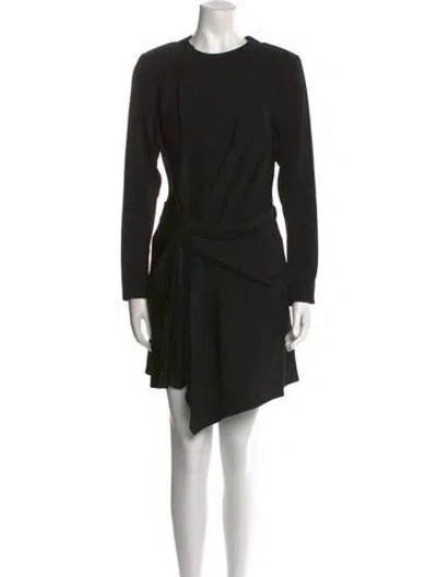 Pre-owned A.l.c Silk Knee-length Dress In Black