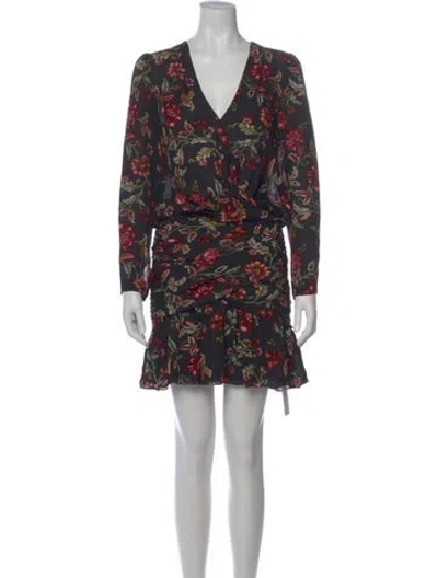 Pre-owned A.l.c Silk Knee-length Dress In Black
