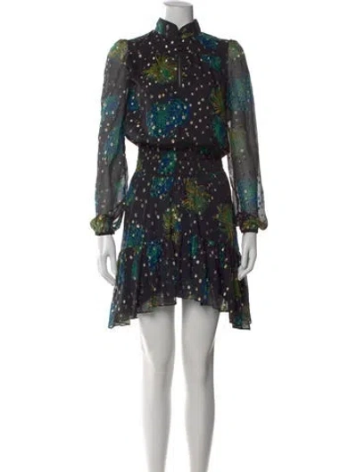 Pre-owned A.l.c Silk Knee-length Dress In Black