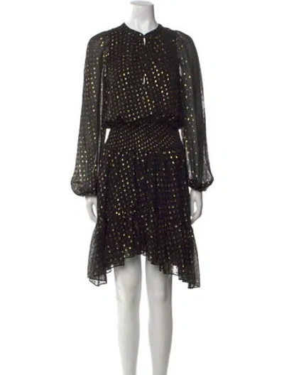 Pre-owned A.l.c Silk Knee-length Dress In Multi