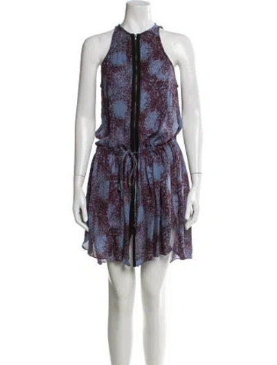 Pre-owned A.l.c Silk Knee-length Dress In Multi
