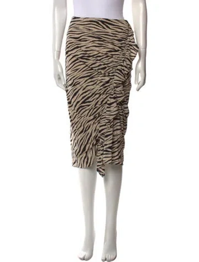 Pre-owned A.l.c Silk Knee-length Skirt