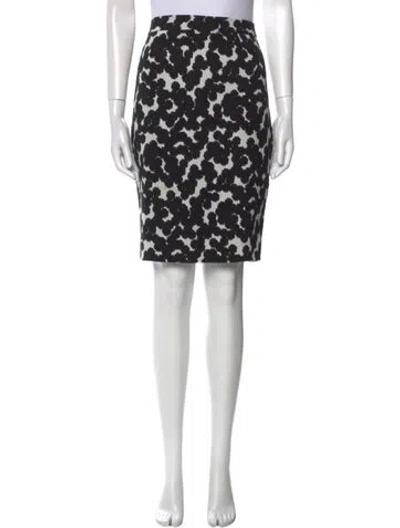 Pre-owned A.l.c Silk Knee-length Skirt In Black
