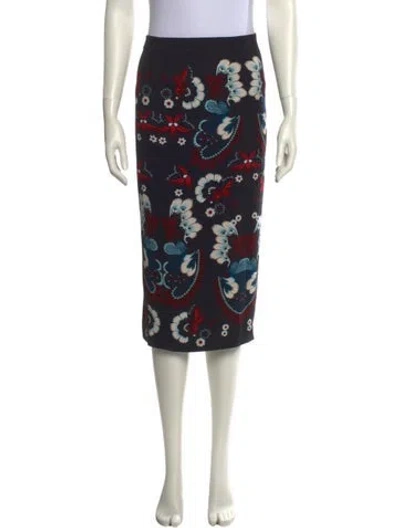 Pre-owned A.l.c Silk Knee-length Skirt In Black