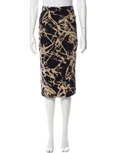 Pre-owned A.l.c Silk Knee-length Skirt In Multi