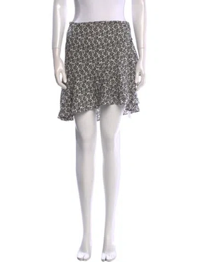 Pre-owned A.l.c Silk Knee-length Skirt In Multi