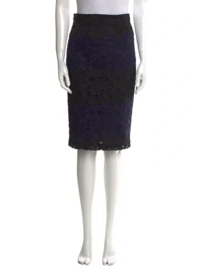 Pre-owned A.l.c Silk Knee-length Skirt In Multi