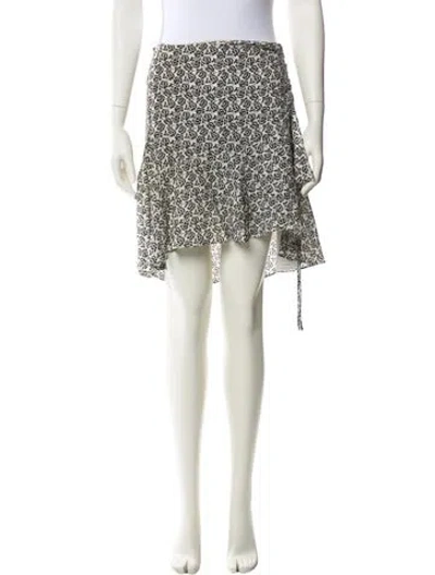 Pre-owned A.l.c Silk Knee-length Skirt In Multi