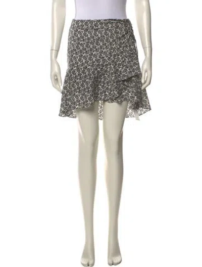 Pre-owned A.l.c Silk Knee-length Skirt In Neutral