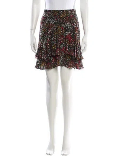 Pre-owned A.l.c Silk Knee-length Skirt In White