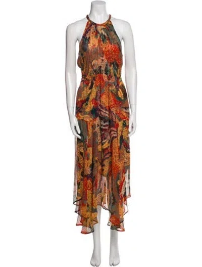 Pre-owned A.l.c Silk Long Dress