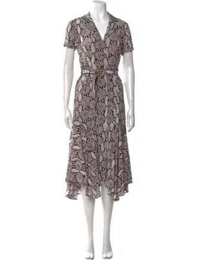 Pre-owned A.l.c Silk Long Dress In Black