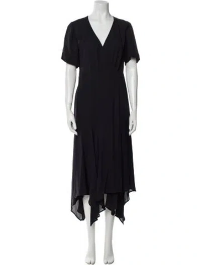 Pre-owned A.l.c Silk Long Dress In Blue