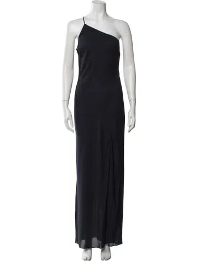Pre-owned A.l.c Silk Long Dress In Blue